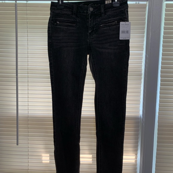 Free People Washed Out Black Jeans - Picture 2 of 5